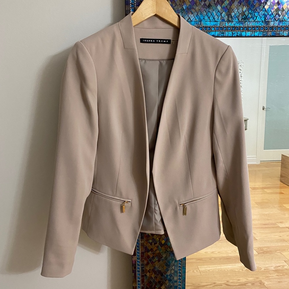 Taupe Blazer by Ivanka Trump